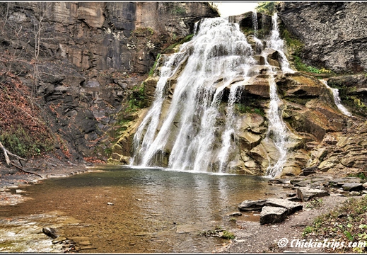 NY Delphi Falls Waterfall - Cazenovia New York 00229
